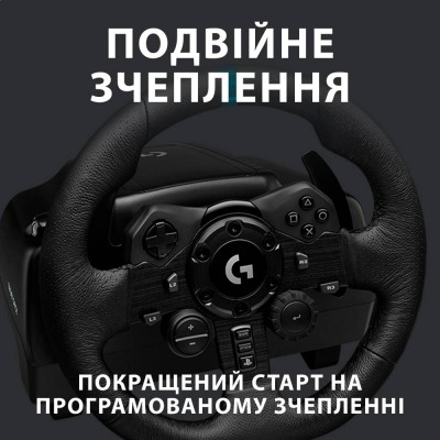 Дротовий кермо LOGITECH G923 Racing Wheel and Pedals for PS4 and PC (L941-000149) Дротовий кермо LOGITECH G923 Racing Wheel and Pedals for PS4 and PC (L941-000149)