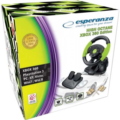Кермо ESPERANZA EG104 Black/Green