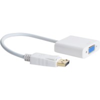 Адаптер CABLEXPERT DisplayPort - VGA 0.15 м (A-DPM-VGAF-02-W)