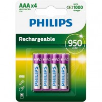 Акумулятор PHILIPS AAA MULTILIFE 950mAh 4 шт (R3/AAA MULTILIFE 950/B4) Акумулятор PHILIPS AAA MULTILIFE 950mAh 4 шт (R3/AAA MULTILIFE 950/B4)
