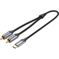 Перехідник VENTION USB Type-C - RCA 1.5 м Silver (BGUHG) Перехідник VENTION USB Type-C - RCA 1.5 м Silver (BGUHG)