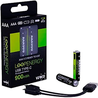 Акумуляторна батарея VERICO Loop Energy AAA USB Type-C 600 mAh Li-ion 2 шт (1UDBT-A2WEB2-NN)