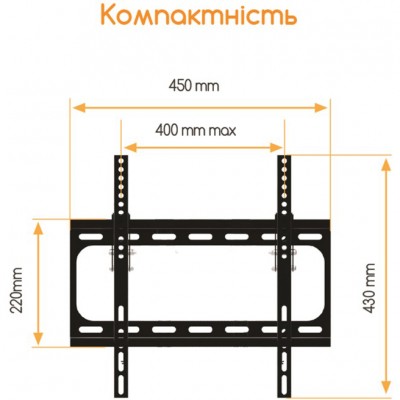 Кронштейн ACCLAB AL-FR40/T (1283126485794)