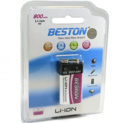 Акумулятор Beston 6LR61 800 mAh (AAB1823)