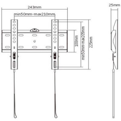 Кронштейн GEMBIRD WM-42F-01