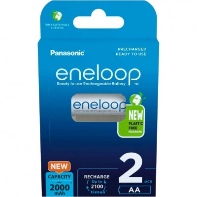 Акумулятор Panasonic Eneloop NI-MH AA 2000 mAh 2 шт (BK-3MCDE/2BE) Акумулятор Panasonic Eneloop NI-MH AA 2000 mAh 2 шт (BK-3MCDE/2BE)