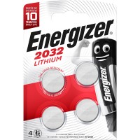Батарейка ENERGIZER CR2032 Lithium 4 шт (E300830102)
