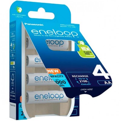 Акумулятор Panasonic Eneloop NI-MH AA 2000 mAh 4 шт (BK-3MCDE/4BE) Акумулятор Panasonic Eneloop NI-MH AA 2000 mAh 4 шт (BK-3MCDE/4BE)