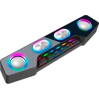 Портативна акустика FIFINE A16 Gaming Speaker RGB AUX Bluetoth (4820216972498)