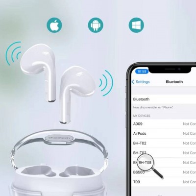 Гарнітура CHOETECH BH-T08 White Гарнітура CHOETECH BH-T08 White