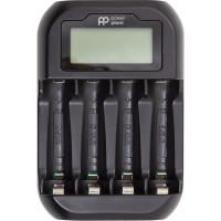 Зарядний пристрій POWER PLANT для акумуляторів AA AAA micro USB (PP-UN4)