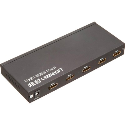 Спліттер UGREEN HDMI 1x4 HDMI Amplifier Splitter Black (40202)