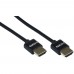 Кабель 2E Ultra Slim HDMI 2.0, black (2EW-1119-2m)