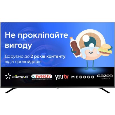 Телевізор GAZER TV65-US3BLEUA