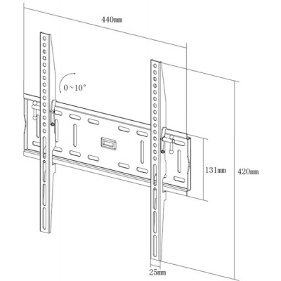 Кронштейн X-Digital STEEL ST315 Black