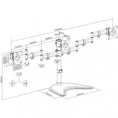 Кронштейн ITECHMOUNT MBS-13M