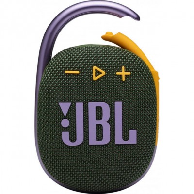 Портативна акустика JBL Clip 4 Green (JBLCLIP4GRN)
