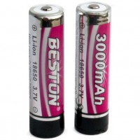 Акумулятори BESTON 18650 3000mAh Li-ion 2шт з захистом (AAB1848)