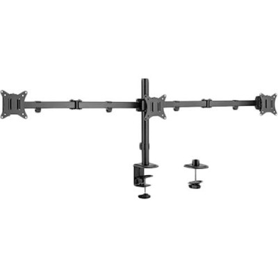 Настільне кріплення HiSmart для трьох моніторів 17-27" Black (HS082420)