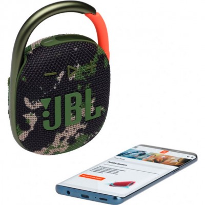 Портативна акустика JBL Clip 4 Green (JBLCLIP4GRN)