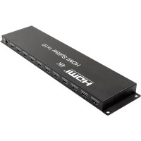 Спліттер POWERPLANT HDMI - 10 х HDMI V1.4 4K/30hz HDSP10-V1.4 Black (CA912506)