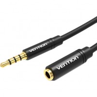 Кабель VENTION Audio 3.5мм Black Metal Type 2 м (BHBBH)