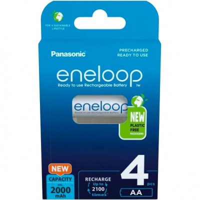 Акумулятор Panasonic Eneloop NI-MH AA 2000 mAh 4 шт (BK-3MCDE/4BE) Акумулятор Panasonic Eneloop NI-MH AA 2000 mAh 4 шт (BK-3MCDE/4BE)