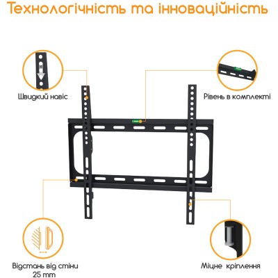 Кріплення для ТВ і моніторів PIKO PTV-F40F