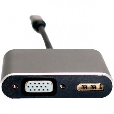 Адаптер EXTRADIGITAL USB Type-C - HDMI / VGA 0.15 м (KBV1743)