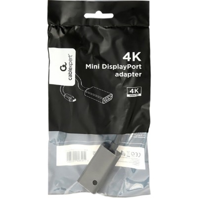 Адаптер Cablexpert MiniDisplayPort - DisplayPort 0.15 м (A-mDPM-DPF4K-01)