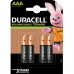 Акумулятори DURACELL HR03 AAA 750 mAh 4 шт (5007331)