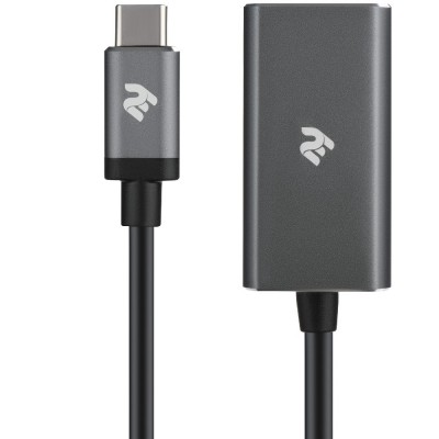 Кабель 2E USB Type-C - DisplayPort 0.2 м (2E-W1404)