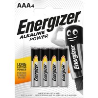 Батарейки ENERGIZER AAA Alk Power уп. 4 шт. (E300132607) Батарейки ENERGIZER AAA Alk Power уп. 4 шт. (E300132607)