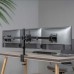 Настільне кріплення HiSmart для трьох моніторів 17-27" Black (HS082420)