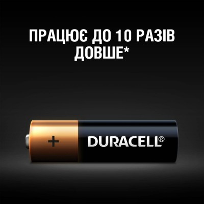Батарейки DURACELL LR06 MN1500 лужні (81545403) 1х4 шт