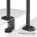 Кріплення для монітора HiSmart для двох моніторів 17-32" Black (HS082406)