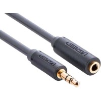 Кабель Ugreen AV124 3.5 мм M to 3.5 мм F Cable 1 м Gray (UGR-10782)