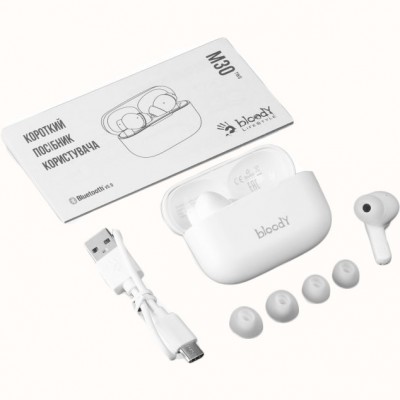 Гарнітура A4TECH M30 Bloody White Гарнітура A4TECH M30 Bloody White