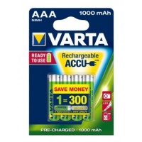 Акумулятор VARTA AAA 1000 READY TO USE 4шт.в упаковці (5703301404)