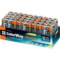 Батарейки COLORWAY Alkaline Power AAA/LR03 Color Box 40 шт (CW-BALR03-40CB)