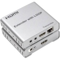 Подовжувач POWERPLANT HDMI 4K/30hz до 100 м через CAT5E/6 loop-out (HDES12-LOOP) (CA912964) Подовжувач POWERPLANT HDMI 4K/30hz до 100 м через CAT5E/6 loop-out (HDES12-LOOP) (CA912964)