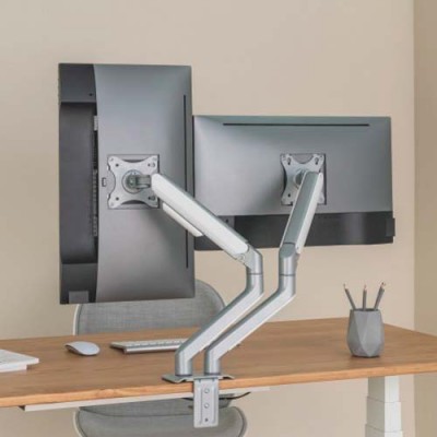 Настільне кріплення для двох моніторів HiSmart 17-32" (HS082451)
