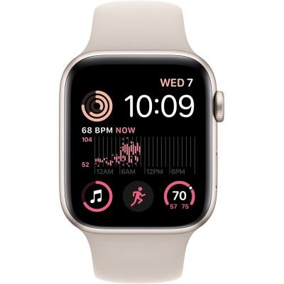 Смарт-годинник APPLE Watch SE 2 44 Starlight Alum Starlight Sp/B (MNJX3UL/A)