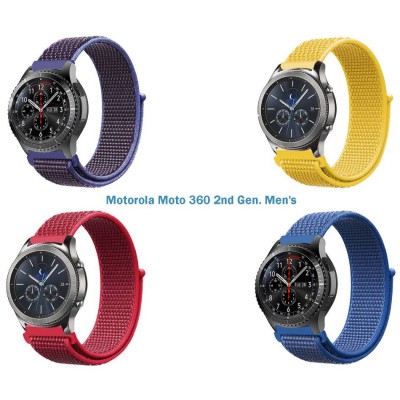 Набір ремінців BECOVER Nylon Style Motorola Moto 360 2nd Gen. Men's Boy (706555)