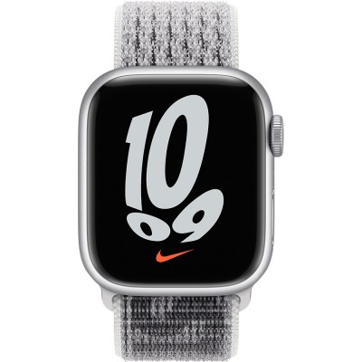 Ремінець APPLE Nike Sport Loop для APPLE WATCH S8 2022 41mm Summit White/Black (MPHV3ZM/A)