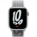 Ремінець APPLE Nike Sport Loop для APPLE WATCH S8 2022 41mm Summit White/Black (MPHV3ZM/A)