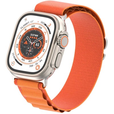 Ремінець ARMORSTANDART Alpina Band для Apple Watch All Series 42/44/45mm Orange (ARM64979)