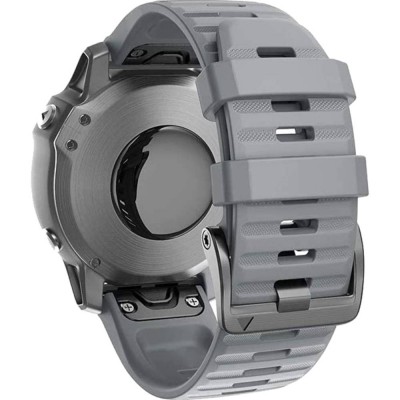 Ремінець ARMORSTANDART для Garmin Fenix 5x/6x Silicone 26mm Grey (ARM60805)