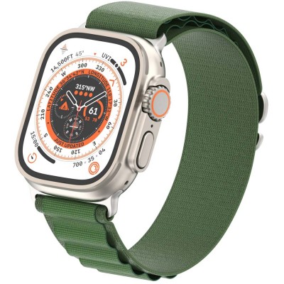 Ремінець ARMORSTANDART Alpina Band для Apple Watch All Series 38/40/41mm Green (ARM64980)
