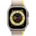 Смарт-годинник APPLE Watch Ultra GPS + Cellular 49 mm Titanium Case/Yellow/Beige Trail Loop M/L (MQFU3UL/A)